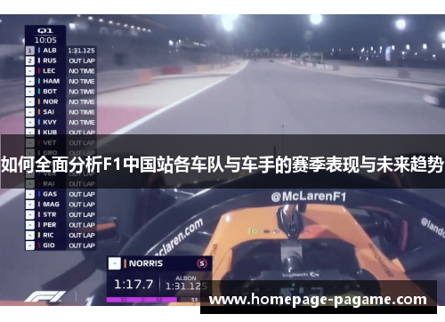 如何全面分析F1中国站各车队与车手的赛季表现与未来趋势
